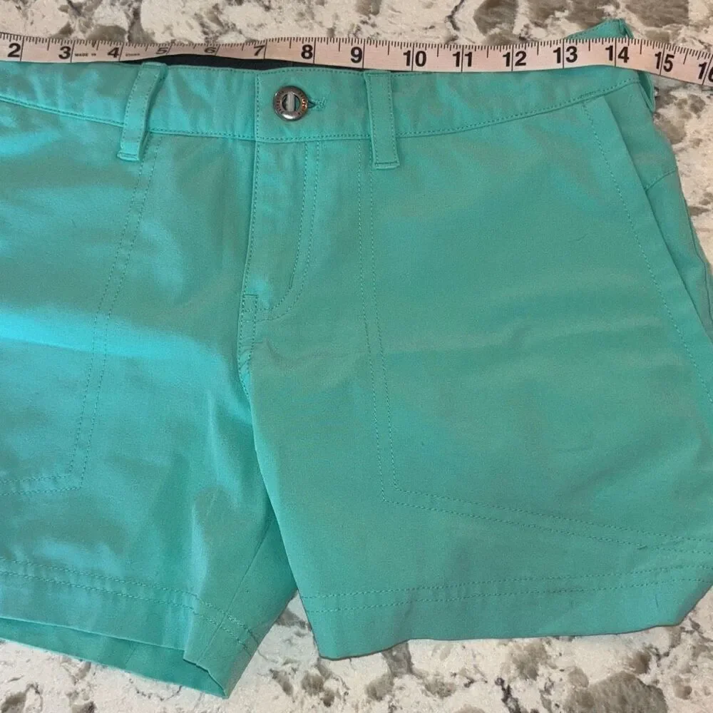 Patagonia women L shorts common threads blue XS/2